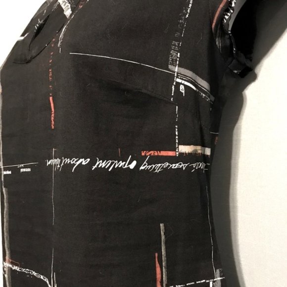 Volcom Black Dress with Typographic Detail - Picture 5 of 9